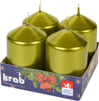 Adventní svíčky 4ks zelené