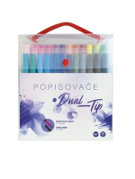 Sada popisovačů Concorde Dual Tip 24ks