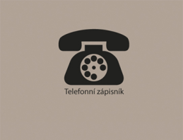 Telefonní zápisník Lamino 9,2x7cm 80ls