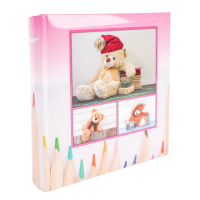 Fotoalbum Teddy modré/růžové