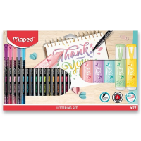 Výtvarná sada Maped Lettering 22ks