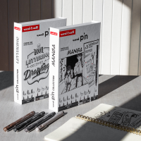 Sada linerů UNI PIN Manga 8ks