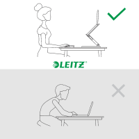Nastavitelný stojan na notebook s více úhly sklonu Leitz Ergo