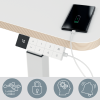 Nastavitelný elektrický stůl Leitz Ergo