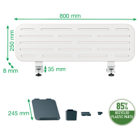 Stolní organizér s držákem na notebook Leitz Ergo 80x25cm