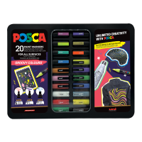 Sada popisovačů POSCA Groovy 20ks
