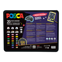Sada popisovačů POSCA Groovy 20ks