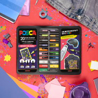 Sada popisovačů POSCA Groovy 20ks