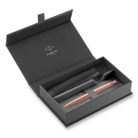 Sada kuličkové pero Parker Jotter XL Pink Gold PGT a pouzdro