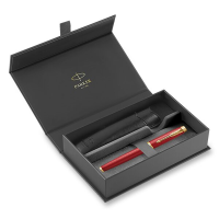 Sada plnicí pero Parker IM Premium Red GT a pouzdro