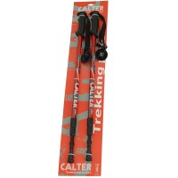Trekingové hole CALTER® STROMBOLI, 3-dílné, pár, červené