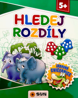 Zábavná cvičebnice Hledej rozdíly 5+