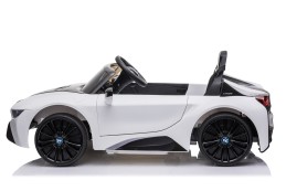 Dětské elektrické auto BMW i8 Coupe bílá/white