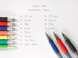 Mikrotužka Pilot Super Grip Neon 0,5mm mix barev