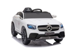 Dětské elektrické auto Mercedes GLC coupé bílá/white