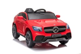 Dětské elektrické auto Mercedes GLC coupé červená/red