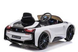 Dětské elektrické auto BMW i8 Coupe bílá/white