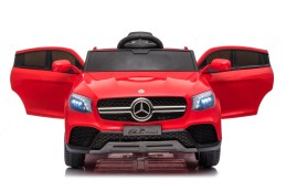 Dětské elektrické auto Mercedes GLC coupé červená/red