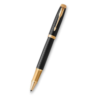 Sada roller Parker IM Premium Black GT a zápisník