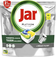 Jar kapsle do myčky Platinum All in One Lemon 81ks