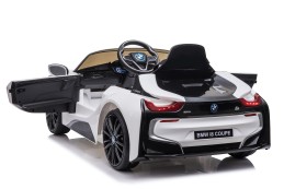Dětské elektrické auto BMW i8 Coupe bílá/white
