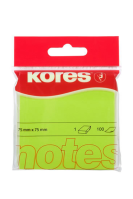 Samolepicí bloček Kores 75x75mm 100ls zelený