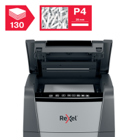 Skartovač Rexel Optimum AutoFeed 130X křížový řez