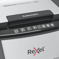 Skartovač Rexel Optimum AutoFeed 130X křížový řez