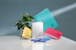 Blok A5 Twin wire Clairefontaine Koverbook Silver 80ls linkovaný