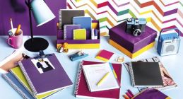 Blok A4 Twin wire Clairefontaine Linicolor Intensive 50ls čtverečkovaný