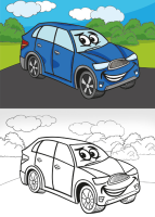 Omalovánky A5 Dopravní prostředky