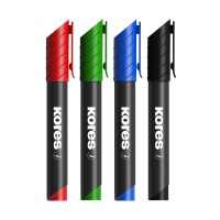 Permanentní popisovač Kores K-Marker 4ks