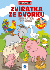 Omalovánky A5 Zvířátka na dvorku
