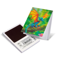 Bloček 3D s magnetem Draci