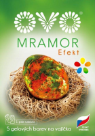 Tekuté gelové barvy OVO efekt mramor