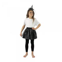 Čarodějnická tutu sukýnka + čelenka 3-7let
