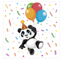 Papírové ubrousky Panda 20ks