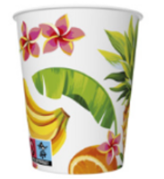 Papírové kelímky Tropical 8ks