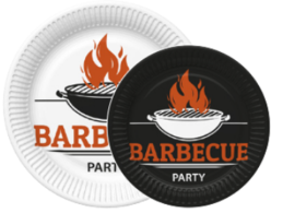 Papírové talíře Barbecue 8ks