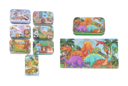 Puzzle 60D v plechové krabiččce