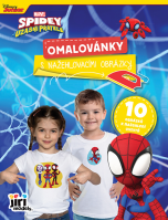 Omalovánky A4 s nažehlovacími obrázky Spidey