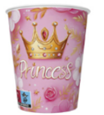 Papírové kelímky Princess 8ks