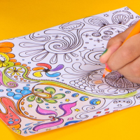 Trojhranné pastelky Kores Kolores Mandalas 50ks