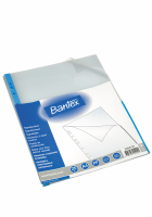 Euro obal A4 Bantex 80µ 25ks čirý modrý proužek