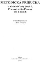 2.ročník Český jazyk Metodická příručka