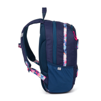 Studentský batoh+etue Oxy Sport Flowers Blue