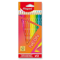 Trojhranné pastelky Maped Neon 12ks