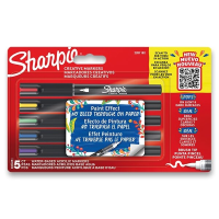 Akrylový popisovač Sharpie Brush 5ks