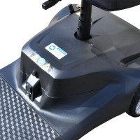 Elektrický čtyřkolový vozík RACCEWAY® SOLID, vínový