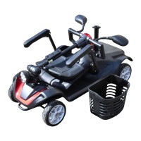 Elektrický čtyřkolový vozík RACCEWAY® SOLID, vínový
